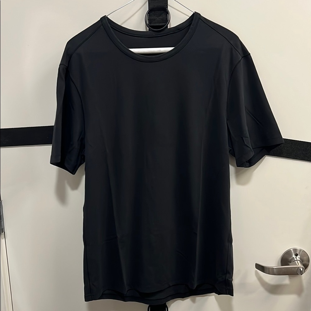 Black Lululemon Lab Short Sleeve Crew Neck Tee